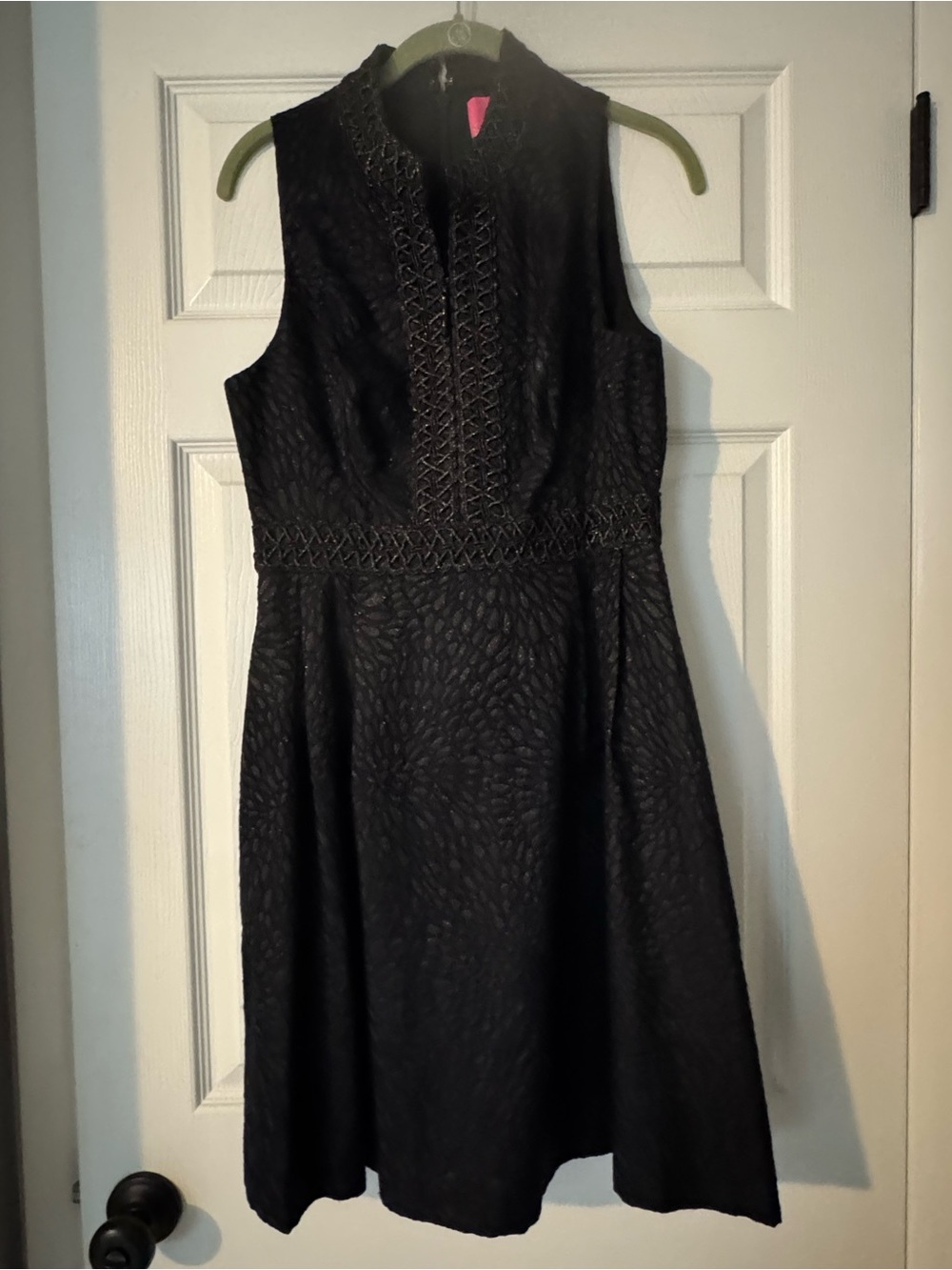 Lilly Pulitzer Black Jacquard Franci Dress 6
